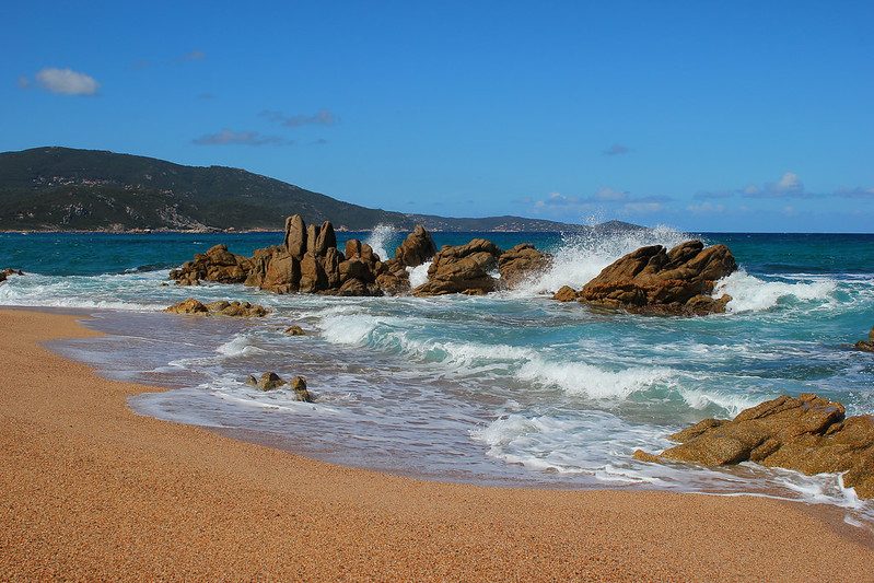 plage de Capu Laurosu près de Propriano
