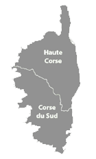 Carte de la Corse
