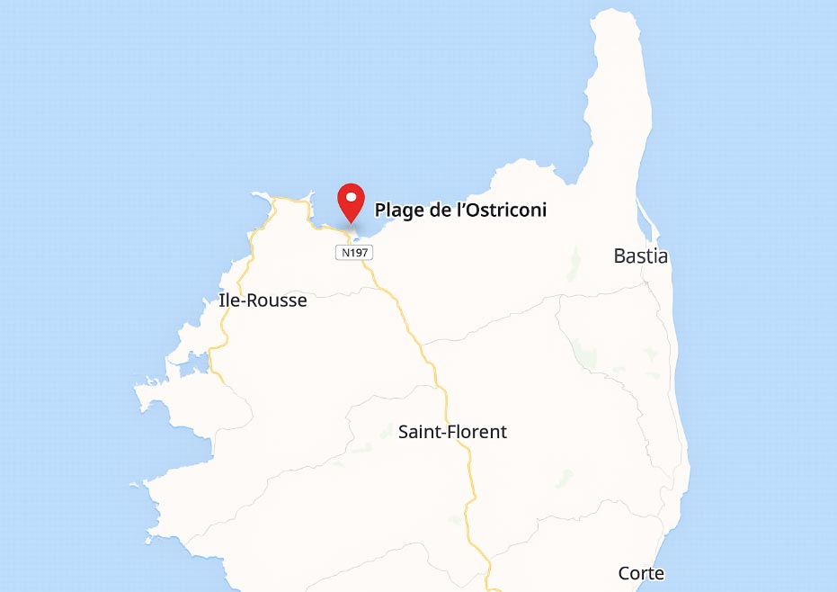 carte plage ostriconi