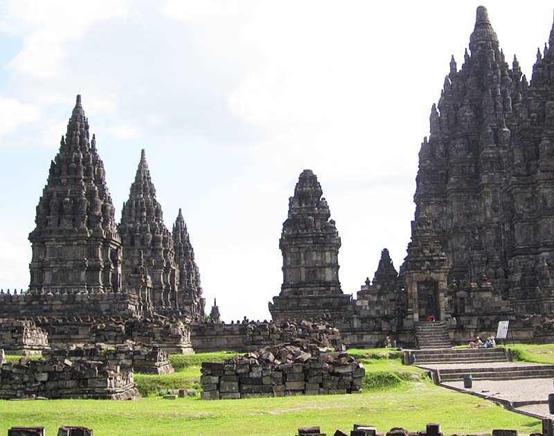 Temple ancien de Prambanan.
