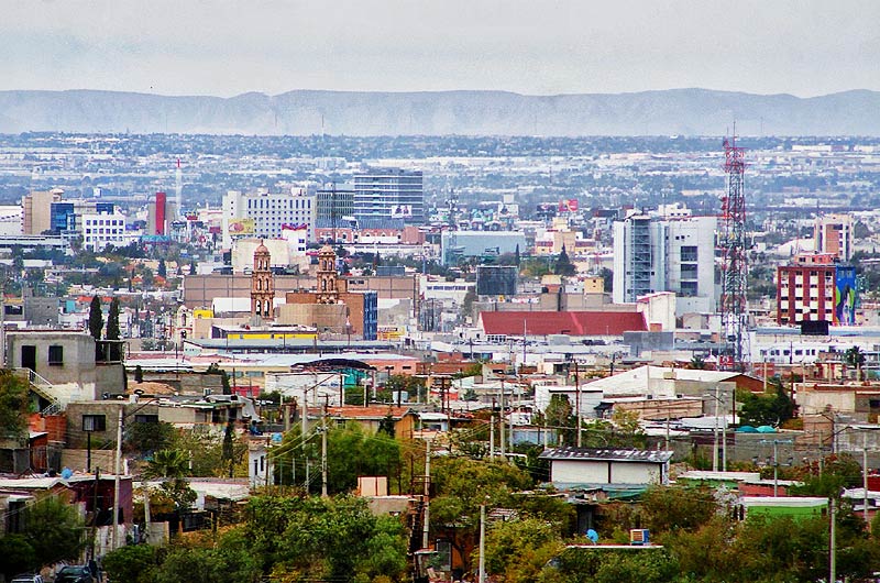 Vue aérienne de Ciudad Juárez © Wikimedia Commons