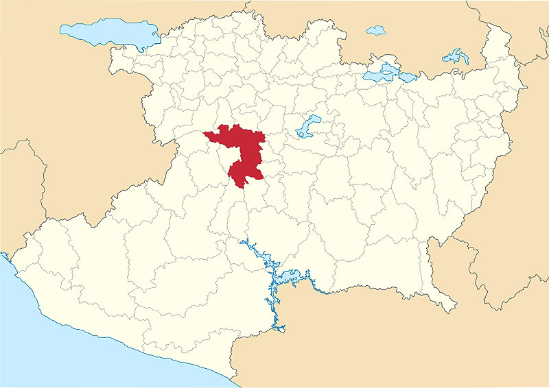 Uruapan est la seconde ville la plus peuplée de l'État de Michoacan au Mexique © Wikimedia Commons
