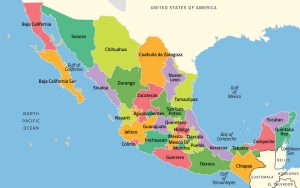 Carte du Mexique