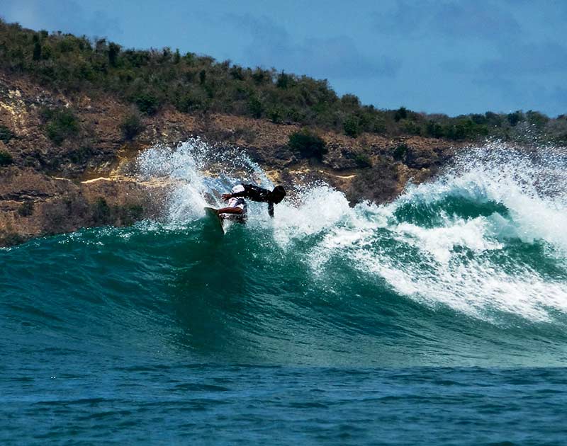 Spot de surf à Lombok