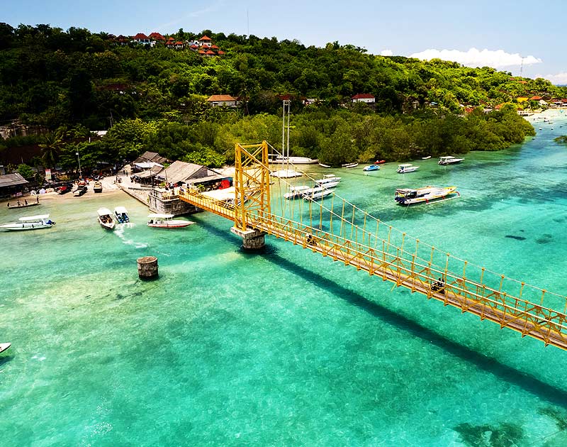 “Yellow Bridge” de Nusa Ceningan